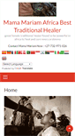 Mobile Screenshot of africantraditionalhealer.com